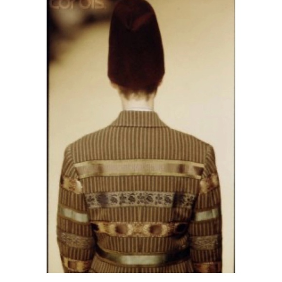 Romeo Gigli Vintage Women’s Striped Blazer from fall 1994 collection size 40 (M) - Picture 3 of 10